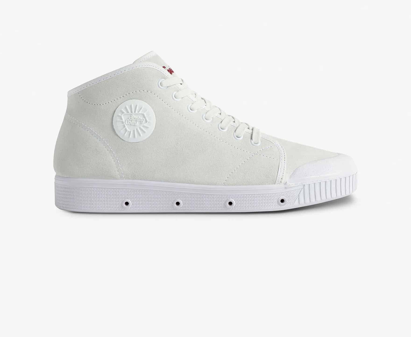 Spring Court B2 SUEDE Men's Trainers White | South Africa-67DMUHGQF